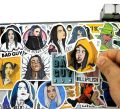 10 Pcs/Pack Singer American Artist Billie Eilish Bad Guy Waterproof Stickers for Laptop Mobile Motorcycle Bike Fridge Skateboard TV PC Guitar. 