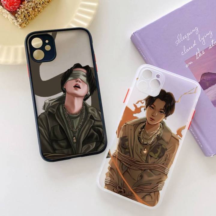 Agust D suga kpop Phone Case matte transparent For iphone 14 11 12 13 plus mini x xs xr pro max cover