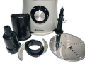 National Chopper Machine - Food Processor, Vegetable Chopper, Meat Mincer, Electric Chopper Machine - Stainless Steel Blades - 1 Liter Capacity - Complete 1 Year Warranty - Black. 