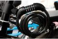 5 Digit Code Bike Lock Coiling Resettable Combination Cable Bike Locks Anti Theft Cycling Password Lock - Black. 