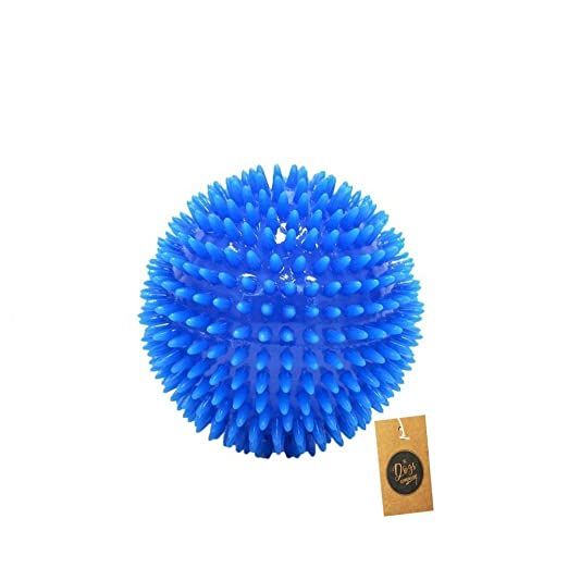 Spiked%20Ball%20Dog%20Chew%20Toy,%20Puppy%20Teething%20Toy,%203%20Inches%20-%20Image%203