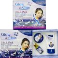 Glow Clean Beauty Cream Set Serum And Face Wash 3in1. 