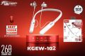 KGEW-102 NECKBAND PURE BASS SOUND VOICE ASSISTANT,HD CALL,SIGNAL STABILITY,LOWER CONSUMPTION,LONG BETTERY LIFE. 