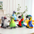 Simulation Parrot Plush Toy Children's Birthday Gifts Ragdoll Zoo Bird Doll. 