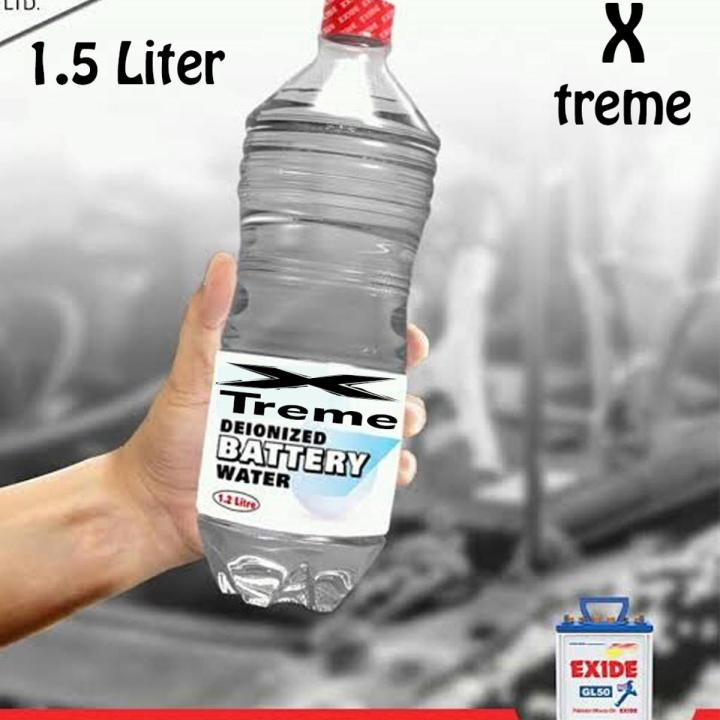 EXIDE BATTERY POWER TONIC PURE DEIONIZED DISTILLED WATER
