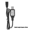 7.4V Lipo Battery USB 5V Balance Charging Cable for 9300-9304 1/18 RC Model Car. 