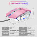7-Button Mechanical Metal Macro Definition Mouse USB Luminous Mouse RGB Gaming Ergonomic Mouse. 