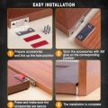1 Pair / 2 Pair New Invisible Magnetic Door Catch Ultra-Thin Cabinet Magnets Drawer Magnet Catch for Sliding Door Closer Kitchen Cabinet Closer To Protect The Wall Self Adhesive Magnetic Door Stopper. 