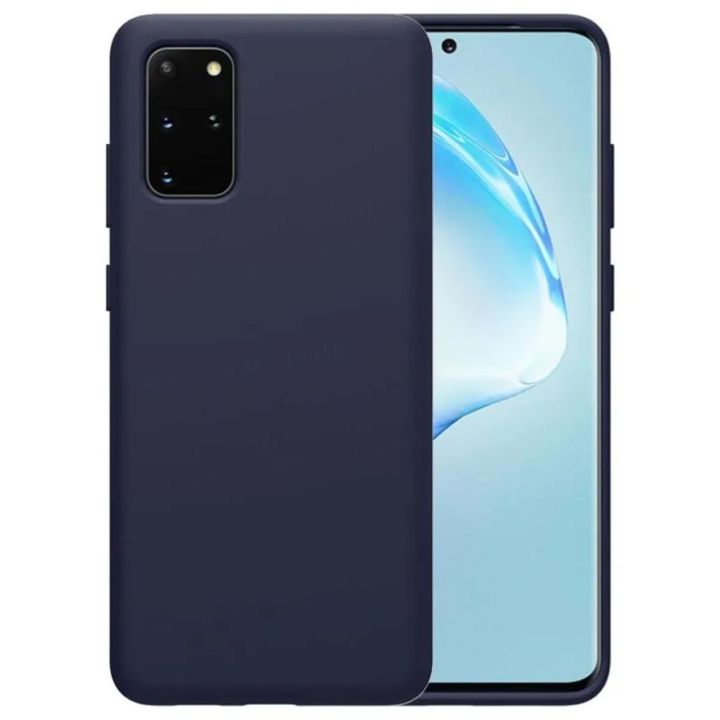 For Samsung Back Cover Soft Slim liquid Silicon  Back Case For Samsung S20