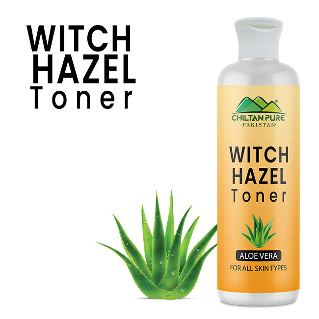 Aloe Vera Witch Hazel Toner – Astringent Properties of Aloe Vera, Minimizes Pores, Soothes Skin for A Fresh, Clear Complexion