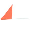 Safety Flag with Pole,6 Foot Adjustable High Visibility Bike Flag, Brightly Colored Waterproof Safety Flag for Kids Bike. 