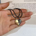 2pc/set Hand In Hand Hook Love Heart Magnetic Couple Necklaces,best Friends Necklace,Friendship Forever Jewelry Gift Ideas Necklace For Friendship 2. 