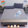 Terry Cotton Stripe Waterproof Mattress Cover For Double Bed King Size Fitted Mattress Protector Anti Slip Bed Sheet Beddy's Studio. 