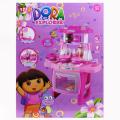 Dora Kitchen Set with Light Music Water TAP Function 35 Pcs. 