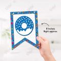 Halfway to One Digital Birthday Banner for 6 Months, 1/2 Year Birthday Bunting & Wall Hanging Decoration. 