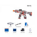 Mini M416 Automatic Gel Blaster Toy Gun - 1:1 Scale Replica, Up to 1000 Rounds, High-Capacity Magazine, Safety Glasses Included | Biodegradable Gel Balls, Graffiti Skins, Fast-Action Blasting, Perfect for Backyard Battles and Group Play Ages 14+. 