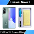 Huawei Nova 9 UV Tempered Glass Screen Protector Full Curved Protector For Nova 9. 