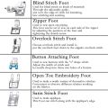 11Pcs Presser Foot Feet Set, Zig Zag, Straight Stitch Foot, Roller Foot, Snap On Sewing Machine Foot Presser Feet Set Fits for Singer, Brother, Janome Low Shank Sewing Machines. 
