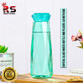 Crystal Glass Water Bottle and Plastic LID with Box (Glass Material) Smart Diamond Glass Colored Travel Water Bottle Fancy & Stylish Bottles. 