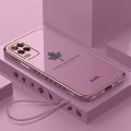 OPPO A54 Case OPPO A54 Straight Edge Maple Leaf Phone Case FY. 
