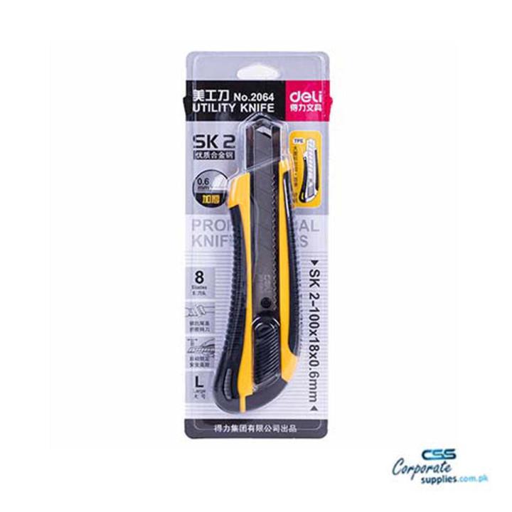 Paper Cutter Knife Large, (Blister Card) with Lock Model 2064 (Excellent Quality)