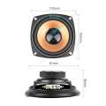 Full Range 3 Inches Audio 2 Ohm 5W Speaker Subwoofer Amplifier Speakers 3″ Inch For Audio Sound Amplifier Speakers 2Pc. 