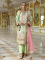 3PC FESTIVE FORMAL EMBROIDERED SUIT (JI003). 