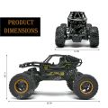 Rock Crawler 4x4 Off Road Monster Remote Control Car For Kids/ Remote Control Electric RC 1/16 Scale 2.4GHz 4WD High Speed Racing Car Off Road Truck With Rechargeable Battery outdoor toys offroading Monster Truck 4 x 4 Truck. 