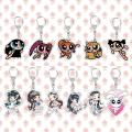 KPop Idol Newjeans Bunnies The Powerpuff Girls Keychain Keyring Acrylic Pendant. 