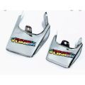 Motorcycle Mud Flap (Dumchi) Metal Chromed 1 Pair Rear & Front for All 70cc/cg125 Bikes. 
