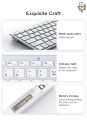 Yesido Wireless Keyboard Bluetooth 2.4G dual-mode mobile phone flat panel multifunctional external keyboard For ipad Tablet. 