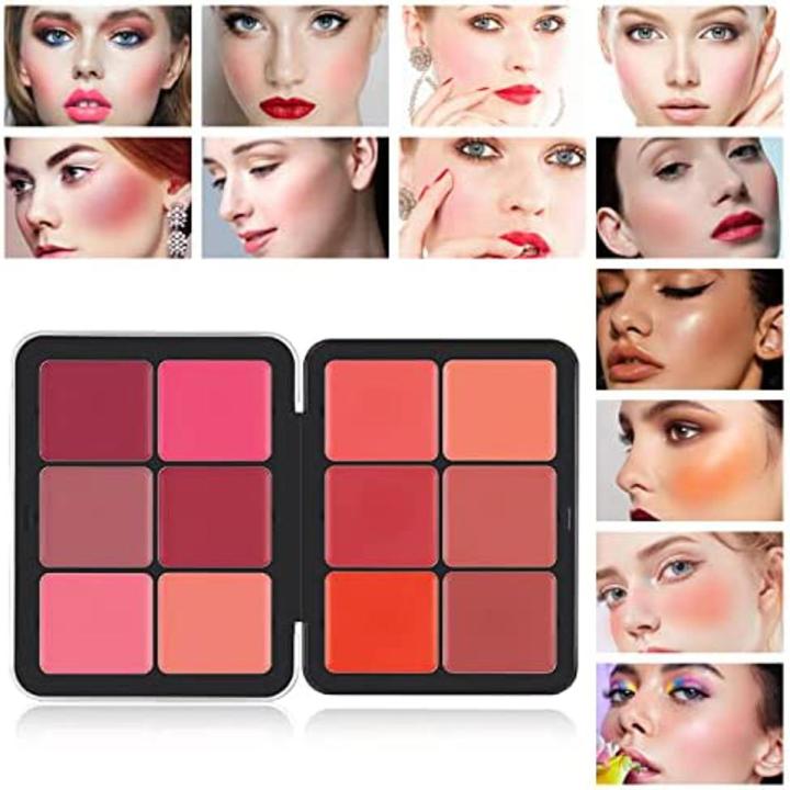 12 Shades Ultra HD Invisible Cover Cream Blush Palette by MAKE UP FOR EVER