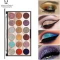 Miss Rose 18 Colors Sequins Glitter Powder High Gloss Pearly Eye shadow Palette. 