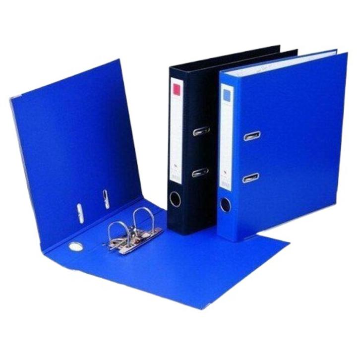 Ring File - Folder - Ring Binder - Pack of 2 (1 Black and 1 Blue)