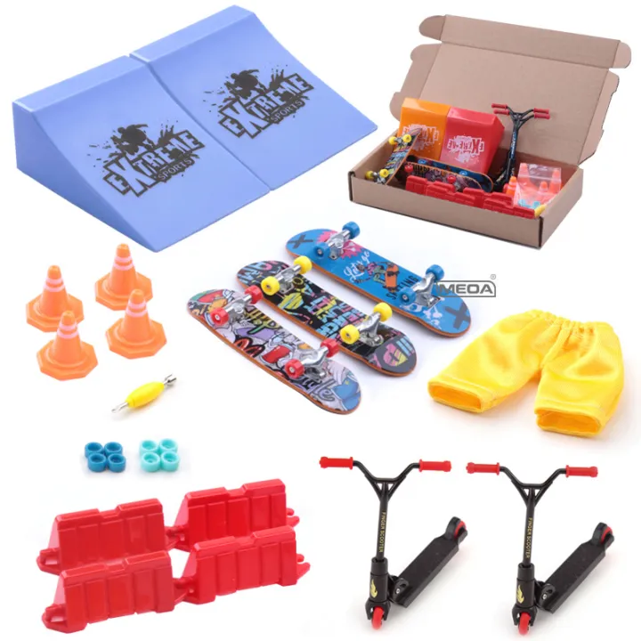 PinShang%20Children%20Finger%20Toys%20Finger%20Skateboard%20Scooter%20Ramp%20Accessories%20Set%20With%20Causal%20Pants%20For%20Kids%20Gifts%20-%20Image%203