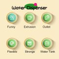 Lifelike Stand Mini Water Dispenser Baby Toy Dinosaur Water Bottle Pump Cosplay Props Drinking Water Cooler Children. 