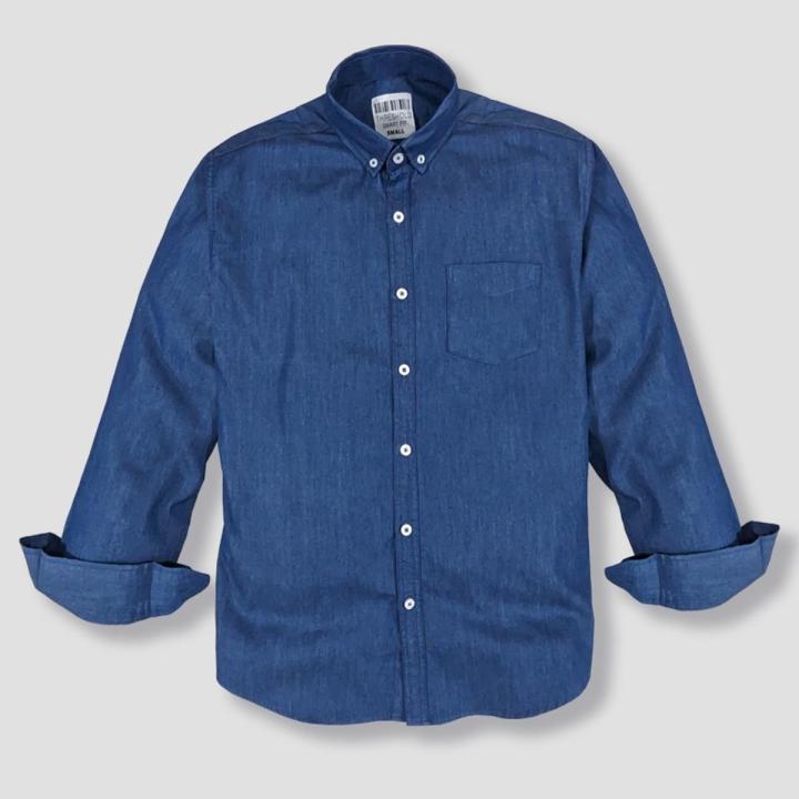 Casual Shirt Blue Denim