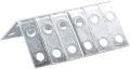 L Bracket Corner Braces, Small Metal L Brackets for Wood, 1.5 Inch Steel. 