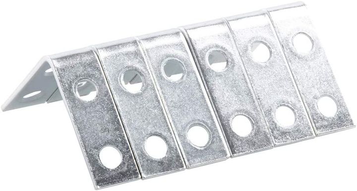 L Bracket Corner Braces, Small Metal L Brackets for Wood, 1.5 Inch Steel