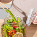 1Pc Glass Jar for Food Storage | 2.2L Food Container Tea Candy Kitchen Storage Bottle Jar Large Capacity. 