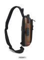 Boy's Fashion Youth Chest Bag New Artical Men's Motorcycle Bag Oxford Cloth Cross Body Bag. 