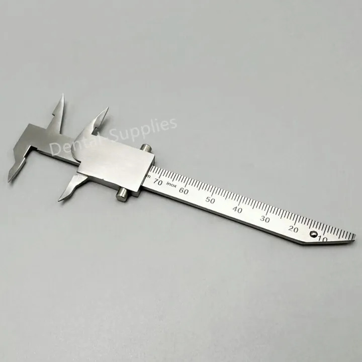 Stainless Steel Dental Sliding Caliper Orthodontic Rulers Measuring ...