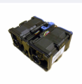 12V High Speed Original Quadruple Server Cooling Fans - Size: 90x90x56mm. 
