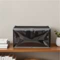 storage box – storage bag – storage box for clothes – storage organizer – organizer – clothes storage bag – storage – wardrobe organizer –Storage Bag Large Jumbo Black with Rose Flower Design Bedroom Clothes Storage Bag, Non Woven Water Proof Handle Style. 