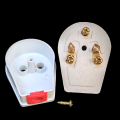 3 Pin Power Plug with Extra 2 Pin Socket 30A 500V- Ceramic Base Heavy Duty for Heavy Appliances. 