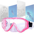 MeterMall Kids Diving Mask Snorkel Mask Anti-Fog Anti-Leak Swimming Goggles Tempered Glass Waterproof Mask For Children. 