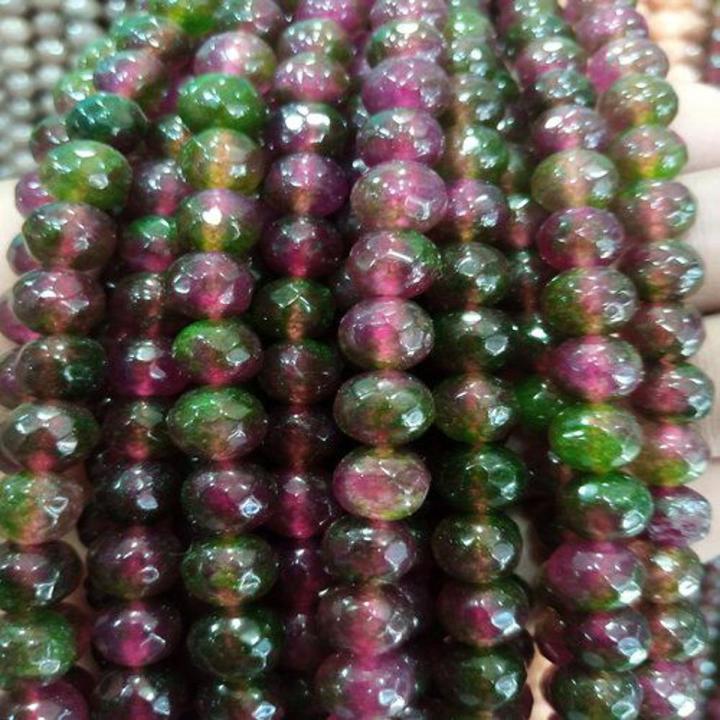 Purple and green multi real stone jade string for sale in very ...
