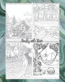Coloring Book - Anxiety Relief - Adult Coloring Book -A4. 