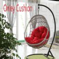 Egg Hanging Swing Chair cushion Chair Cushion Outdoor Indoor Egg Decor Balcony Home Garden Rocking Rattan Chair Cushions Seat Mat (only Cushion hai). 