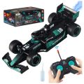 Drift Spray RC F1 Formula Remote Control Racing Car Rechargeable Multicolor. 
